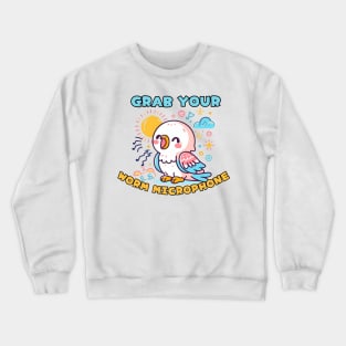 Singing cute bird Crewneck Sweatshirt